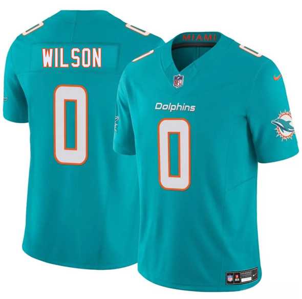 Men & Women & Youth Miami Dolphins #0 Zach Wilson Aqua 2025 Draft F.U.S.E. Vapor Limited Stitched Jersey->miami dolphins->NFL Jersey